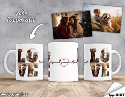 Hrnek 330 ml - 0107 - Love s pulsem